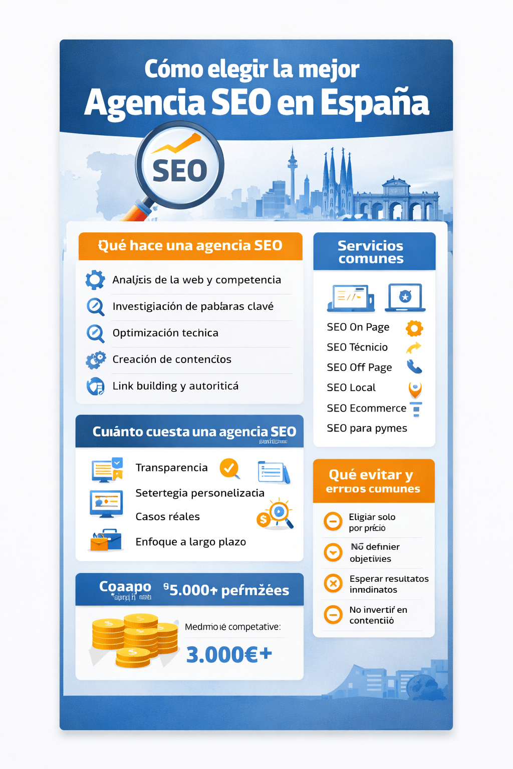 Infografia agencia SEO en España