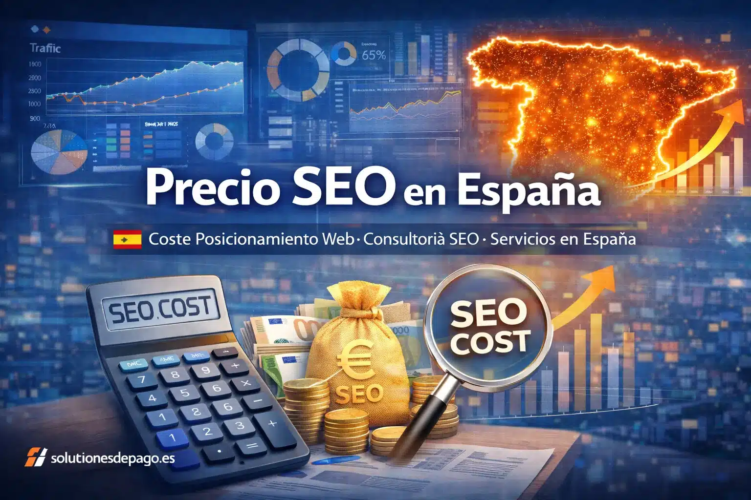 Precio SEO en España con costes de posicionamiento web y tarifas de servicios SEO para empresas