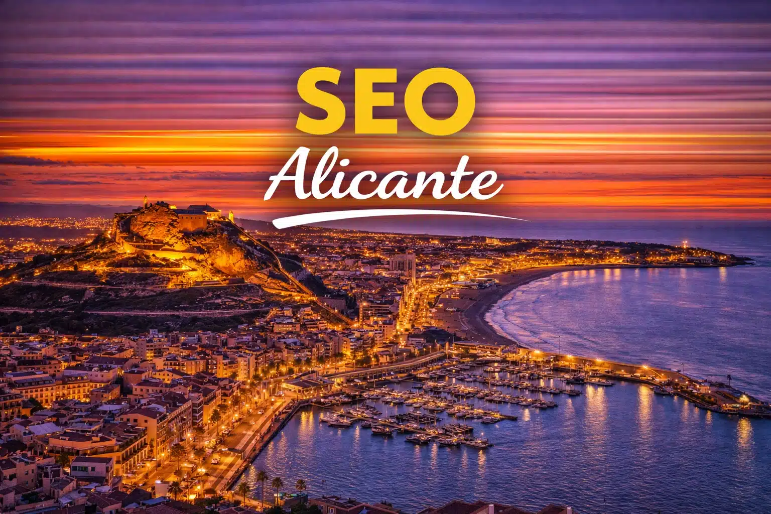 Vista aérea de Alicante utilizada para la página de servicios SEO.