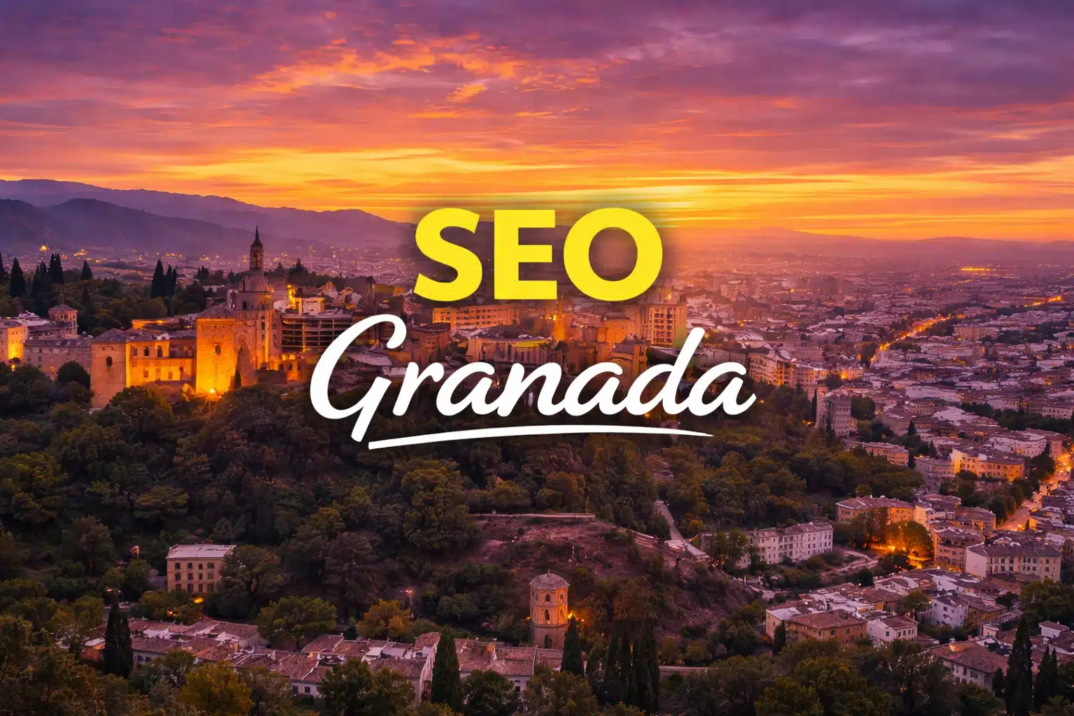 Vista aérea de Granada utilizada para la página de servicios SEO.