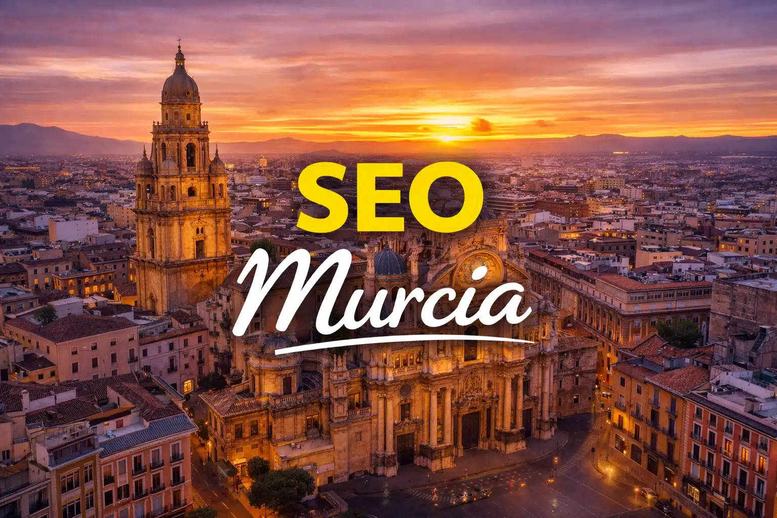 Vista aérea de Murcia utilizada para la página de servicios SEO.