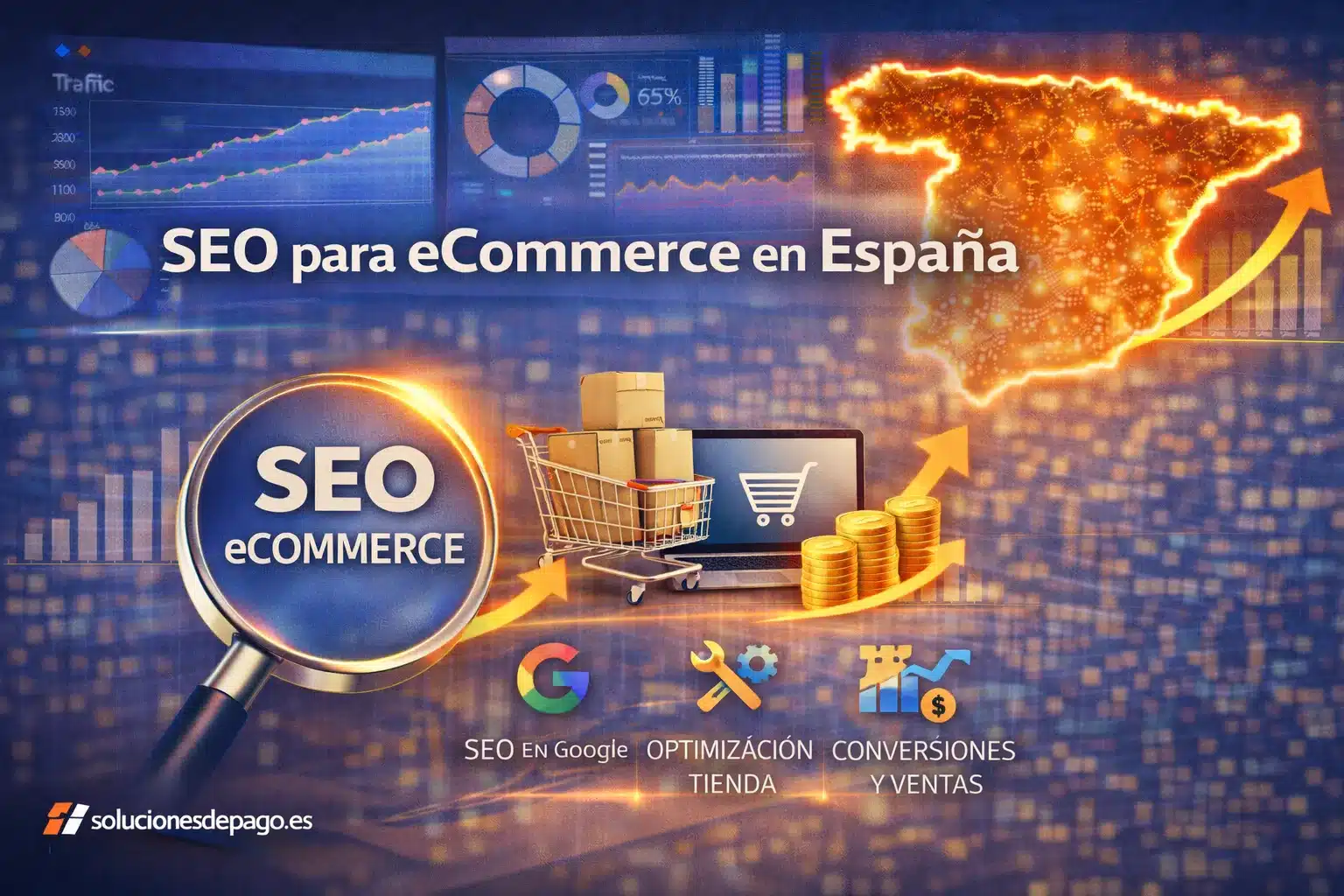 SEO para ecommerce en España con estrategias de posicionamiento web para tiendas online y aumento de ventas